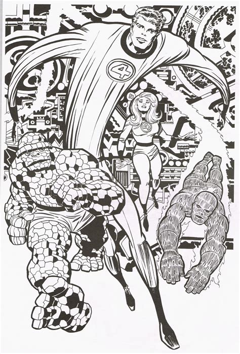 Capns Comics The French Fantastic Four By Jack Kirby