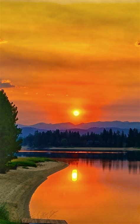 800x1280 Lake Cascade Hd Sunset Nexus 7samsung Galaxy Tab 10note