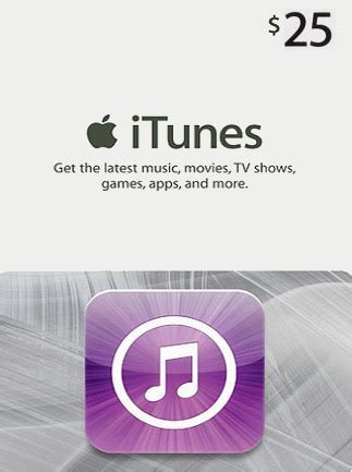 Check spelling or type a new query. Apple iTunes Gift Card 25 dollars (25$) - Buy cheaper at G2A.COM