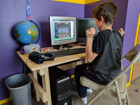 I Wish I Had A Custom Desk Dual Monitor Gaming Setup As A Kid R