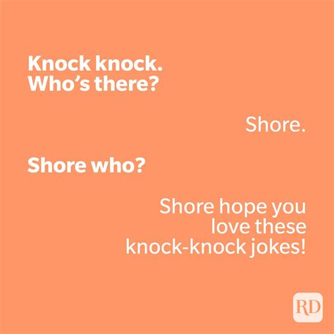 50 Best Knock Knock Jokes For Kids Readers Digest