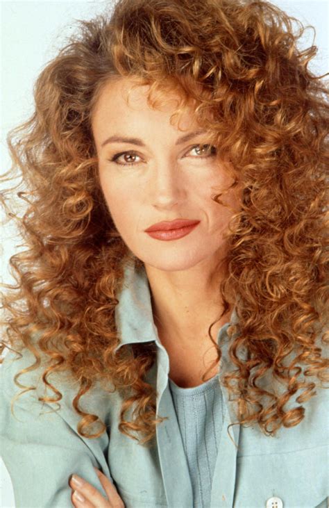 Jane Seymour Love Her And Loved The Spiral Perm S Hair Rojo Red Hair Pinterest