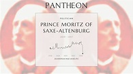 Prince Moritz of Saxe-Altenburg Biography - Prince Moritz of Saxe ...