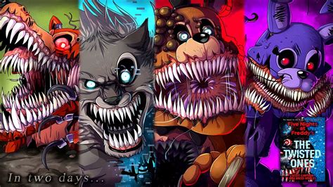 Five Nights At Freddys The Twisted Ones All Animatronics New Fnaf