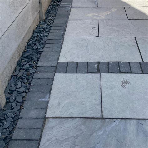 Black Limestone Setts Cobbles 200x100x50 Stone Paving Direct