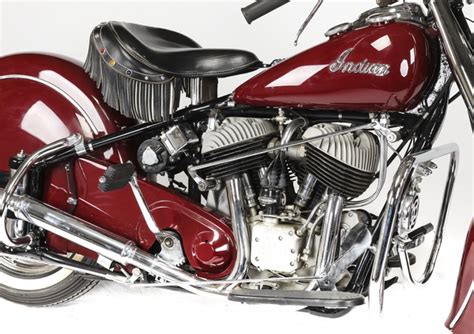 Rare Restored Vintage 1951 Indian Chief Motorcycle