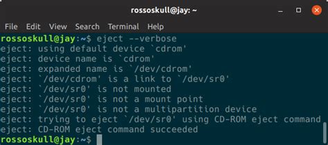 Eject Command In Linux With Examples Geeksforgeeks