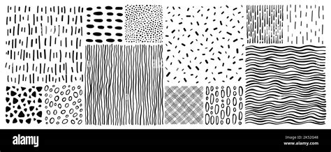 Different Types Of Hatching Patterns Vector Stock Vector Image And Art