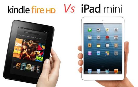 Apple Ipad Mini Vs Amazon Kindle Fire Hd Ibtimes Uk