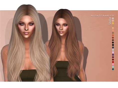The Sims Resource Sophia Hair By Nightcrawler Sims 4
