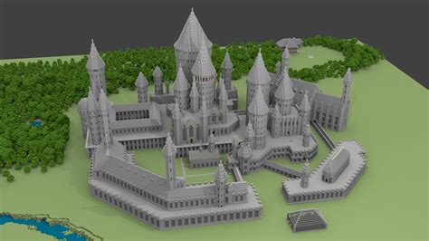 Castle Blueprints Layer Hogwarts Minecraft Layout Palace Plans