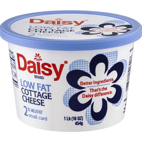 Daisy Low Fat Cottage Cheese Oz Tub Cottage Cheese Roth S