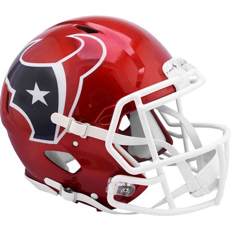 Houston Texans Riddell Flash Authentic Football Helmet The Speedy Cheetah