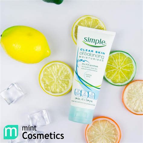 Kem Dưỡng Simple Clear Skin Oil Balancing Moisturiser Mint Cosmetics