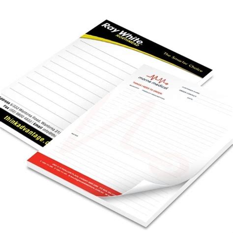 A5 Full Colour Custom Printed Notepad Business Advertising Stationary