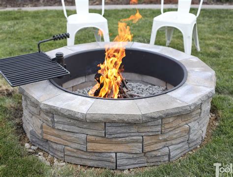 How To Make A Diy Fire Pit Fire Pit Ideas