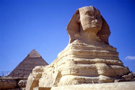 Facing directly from west to east, it stands on the giza plateau on the west bank of the nile in giza, egypt. Sphinx Egypt Images