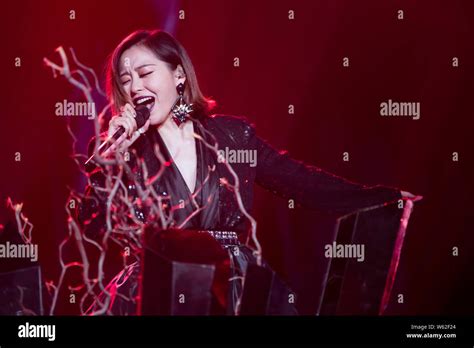 Chinese Singer Zhang Liangying Better Known As Jane Zhang Performs At