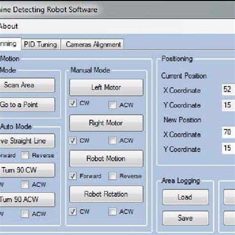 Robot Control Graphical User Interface Download Scientific Diagram