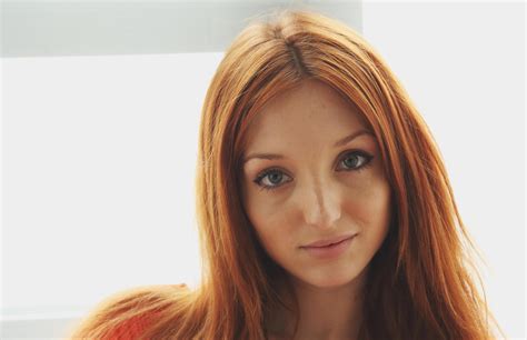 Long Haired Natalya Znachenko Russian Red Hair Model And Porn Actress