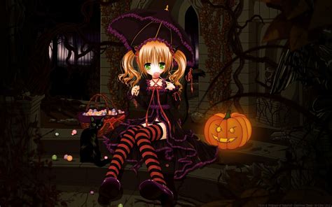 Cute Halloween Anime Wallpaper Hd Best Wallpaper Hd Anime Halloween