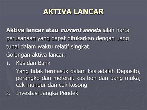 Dengan pengelompokan ini, perusahaan mampu memetakan. Aktiva Tetap Dan Aktiva Lancar - Apa Saja Jenis Aktiva Dan Pengertiannya Dalam Akuntansi - Nilai ...