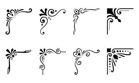Corner Ornament Vector Art Icons And Graphics For Free Download