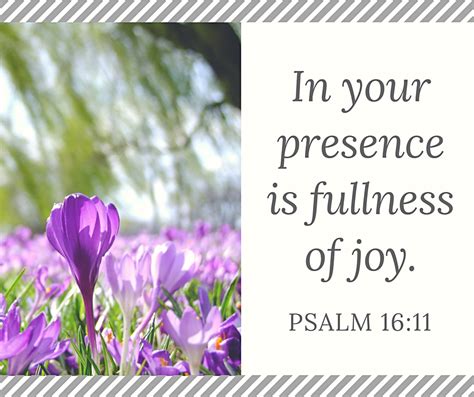 Gods Presence Is Fullness Of Joy