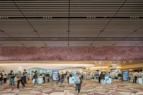 Changi Airport Interior In Singapore Aviation Hub E Architect