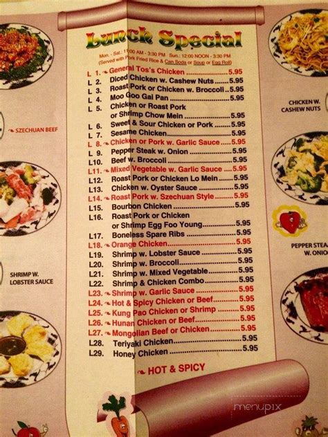 Menu contain all the classic and popular dishes and we only using high quality fresh ingredients, and we can cook no m.s.g. Menu of Great Wall Chinese Restaurant in Ocala, FL 34470