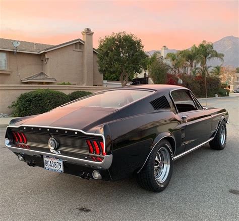 Raven Black 1967 Ford Mustang