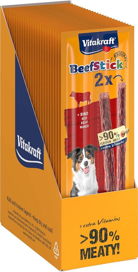 Vitakraft Beef Stick Fleischsticks Vorratspackung Hundeleckerlie