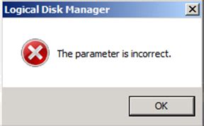 Windows Server Extend System Volume Error The Parameter Is Incorrect Jonathan Medd S Blog