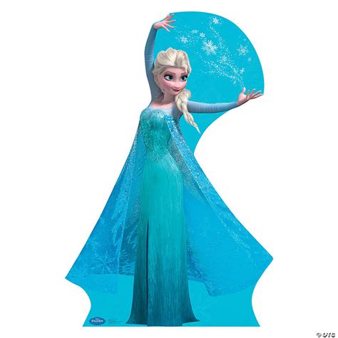 Disney‘s Frozen Elsa Deluxe Cardboard Stand Up Oriental Trading