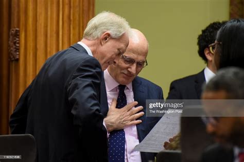 d c councilmember jack evans l has a word with chairman phil news photo getty images