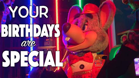 Your Birthdays Are Special Tux Chuck Chuck E Cheeses East Orlando