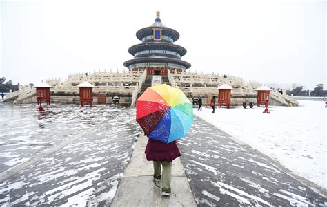 Cold Front Brings Late Winter Snow Across Northern China Global Times