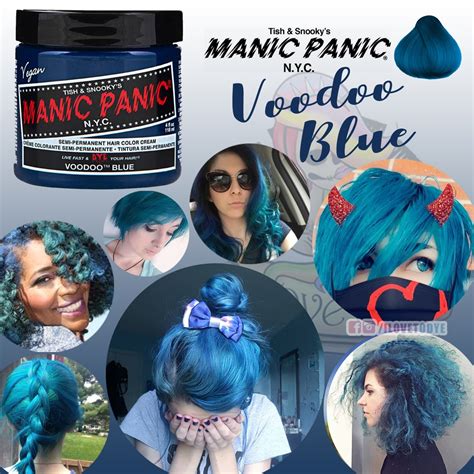 Manic Panic Hair Dye Blue How To Get Turquoise Hair Manic Panic