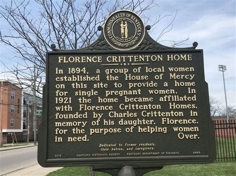 Florence Crittenton Home Historical Marker