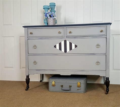 Vintage Dresser Chest Of Drawers Entry Table Changing Table Nursery Decor By