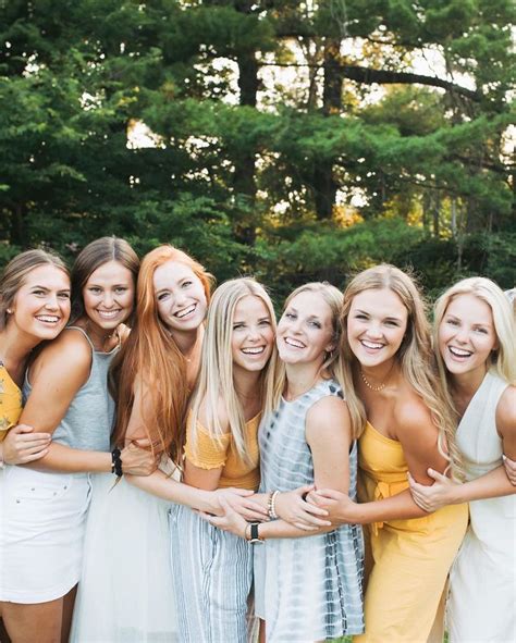 Sorority Photo Shoot Yellow White Grey Color Scheme Outfit Inspo Group Photography Poses