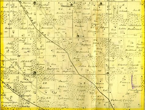 1873 Plat Book Jackson Twp Township 22 Range 19