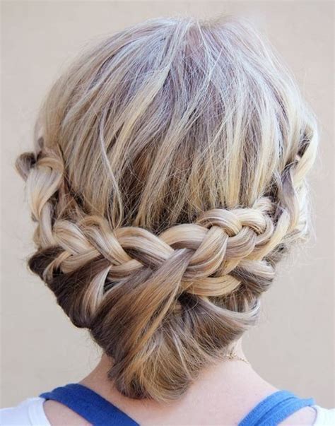 27 Trendy Updos For Medium Length Hair Popular Haircuts