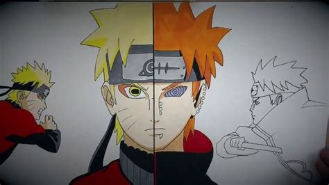 Naruto Vs Pain Drawing