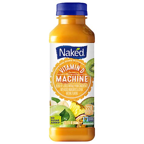 Naked Vitamin D Machine Juice Blend Of Juices Fl Oz
