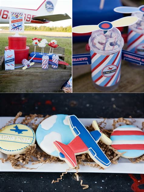 Little Aviator Airplane Birthday Party Printables