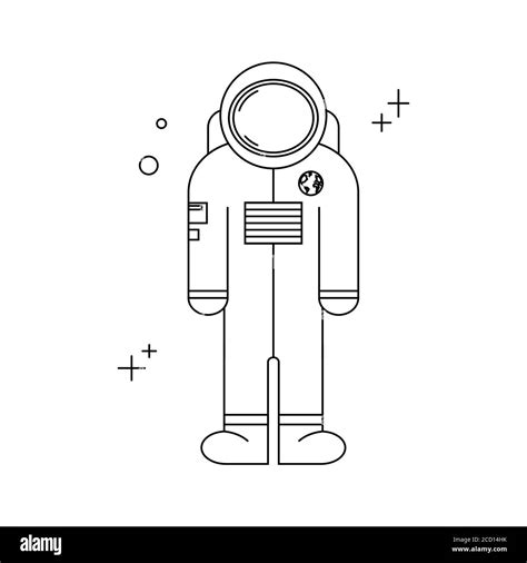 Astronaut Drawing Black And White Stock Photos And Images Alamy