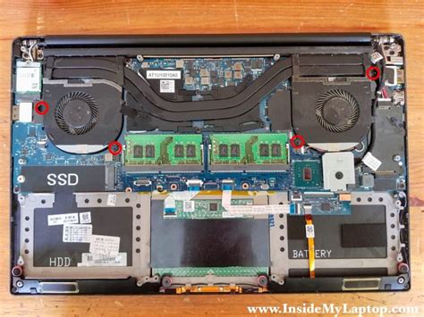 Dell Xps 15 9560 9550 Model P56f Disassembly Inside My Laptop