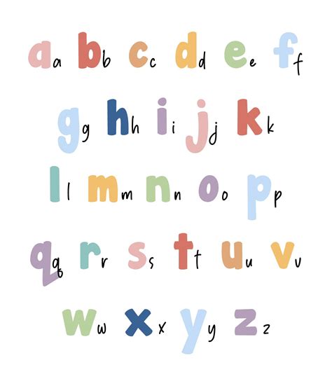 Lowercase Alphabet Free Printable