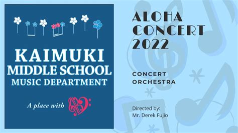 Aloha Concert 2022 Concert Orchestra YouTube
